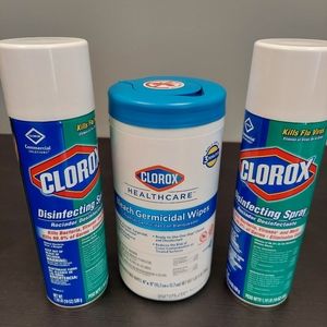 FINAL PRICE Clorox spray and wipes